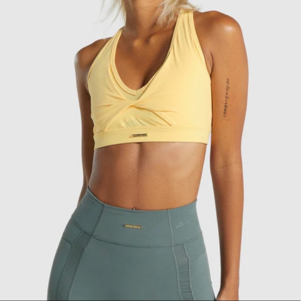Whitney Simmons mesh sports bra